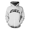 Evile 'Hell Unleashed' (White) Zip Up Hoodie