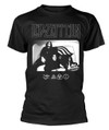 Led Zeppelin 'Icon Logo Photo' (Black) T-Shirt