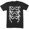 The Cult 'Repeating Logo' (Black) T-Shirt