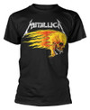 Metallica 'Flaming Skull Tour 94' (Black) T-Shirt