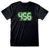 Squid Game '456 Digital Text' (Black) T-Shirt