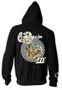 Led Zeppelin 'Swirl III' (Black) Pull Over Hoodie