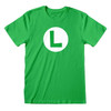 Nintendo Super Mario 'Luigi Badge' (Green) T-Shirt