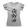 Harry Potter 'Dark Arts Snake' (Heather Grey) Womens Fitted T-Shirt