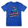 Marvel Captain America 'Vintage Cap' (Blue) T-Shirt