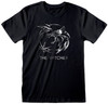 The Witcher 'Silver Ink Logo' (Black) T-Shirt