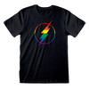 The Flash 'Pride Logo' (Black) T-Shirt