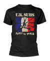 UK Subs 'Party In Paris' (Black) T-Shirt