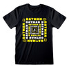 Batman 'Square Name' (Black) T-Shirt