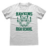 Stranger Things 'Hawkins High School' (Heather Grey) T-Shirt