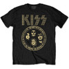 KISS 'Band Circle' (Black) T-Shirt