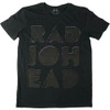 Radiohead 'Debossed Note Pad' (Black) T-Shirt