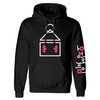 Squid Game 'Symbol & Logo' (Black) Pull Over Hoodie