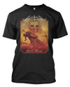 Satan 'Earth Infernal Album Cover' (Black) T-Shirt