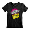 Star Wars 'Millennium Falcon Circle' (Black) Kids T-Shirt