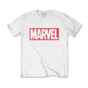 Marvel Comics 'Box Logo' (White) T-Shirt