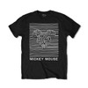 Disney Mickey Mouse 'Unknown Pleasures' (Black) T-Shirt