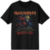 Iron Maiden 'Number Of The Beast Run To The Hills Distressed' (Black) T-Shirt