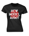 New Model Army 'Logo' (Black) Womens Fitted T-Shirt