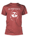Morrissey 'Face Logo' (Heather Red) T-Shirt