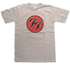 Foo Fighters 'FF Logo' (Heather Grey) Kids T-Shirt