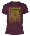 Hawkwind 'Doremi Gold Print' (Maroon) T-Shirt