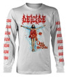 Deicide 'Once Upon The Cross' (White) Long Sleeve Shirt