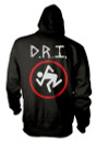 Dirty Rotten Imbeciles 'Skanker' (Black) Pull Over Hoodie Back