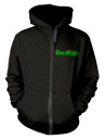 Cro-Mags 'Green Logo' (Black) Zip Up Hoodie