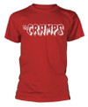 The Cramps 'White Logo' (Red) T-Shirt