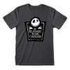 The Nightmare Before Christmas 'Logo Square' (Grey) T-Shirt