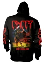 Cancer 'Death Shall Rise' (Black) Zip Up Hoodie Back