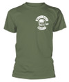 Black Label Society 'Skull Logo Pocket' (Green) T-Shirt