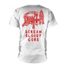 Death 'Scream Bloody Gore' (White) T-Shirt - Ultrakult Clothing