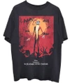 The Nightmare Before Christmas 'Jack Orange Sun & Logo' (Black) T-Shirt