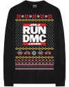 Run DMC 'Holiday' (Black) Crew Neck Sweatshirt