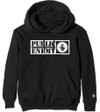 Public Enemy 'Crosshairs Logo' (Black) Pull Over Hoodie