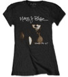 Mary J Blige 'Cover' (Black) Womens Fitted T-Shirt