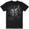 Iron Maiden 'Senjutsu Large Grayscale Heads' (Black) T-Shirt