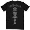 Motorhead 'March Or Die Lyrics' (Black) T-Shirt Back
