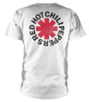 Red Hot Chili Peppers 'Worn Asterisk' (White) T-Shirt Back