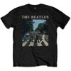 The Beatles 'Abbey Road & Logo' (Black) T-Shirt (Plus Sizing)