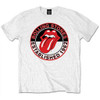 Rolling Stones 'Est 1962 Classic Tongue' (White) T-Shirt (Plus Sizing)