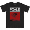 Foals 'Red Roses' (Black) T-Shirt