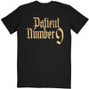 Ozzy Osbourne 'Patient No. 9 Gold Logo' (Black) T-Shirt Back