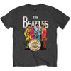 The Beatles 'Sgt Pepper' (Charcoal) T-Shirt
