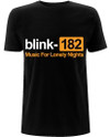 Blink 182 'Music For Lonely Nights' (Black) T-Shirt