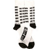 Sex Pistols 'No Future' (White) Socks 3