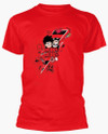 Beano Dennis The Menace 'Rebel Rebel' (Red) Kids T-Shirt
