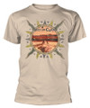 Alice In Chains 'Vintage Dirt Sun Distressed' (Natural) T-Shirt